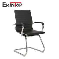 Latest modern soft good quality leather office chair without wheels