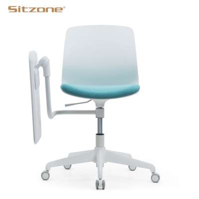 Wholesale ergonomic student chair from china plastic training office chair with writing table