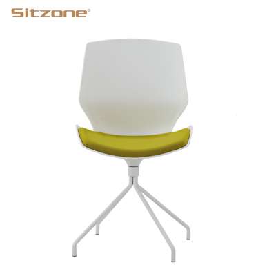 New Design Modern Furniture PP Chair with Four Leg Base