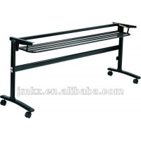 American style black color metal table base office furniture table base